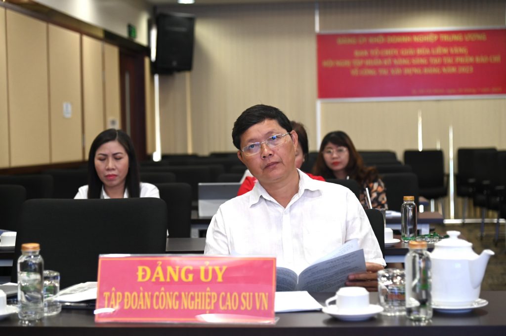 VRG tham gia hội nghị tập huấn kỹ năng sáng tạo tác phẩm báo chí về công tác xây dựng Đảng